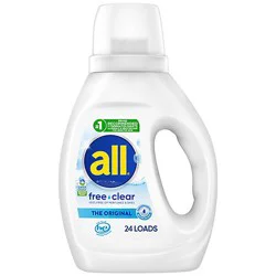 All Ultra Liquid Laundry Detergent With Stainlifters, Free & Clear - 30 Oz. - 30 Fz
