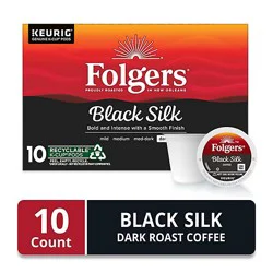 Folgers Black Silk 10ct Coffee Kcup 2.80 Oz - 10 Ct