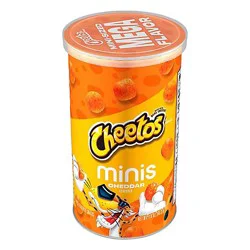 Cheetos Cheese Flavored Snacks Cheddar Flavored Minis 1.6 Oz - 1.5 Oz