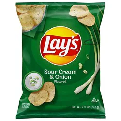 Lays Sour Cream & Onion 2.5oz - 2.5 Oz
