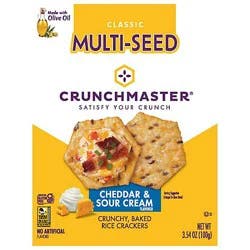 Crunchmaster Multiseed Cheddar 3.54oz - 3.54 Oz