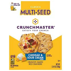 Crunchmaster Multiseed Cheddar 3.54oz - 3.54 Oz