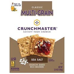 Crunchmaster Mulitgrain Sea Salt 3.54oz - 3.54 Oz