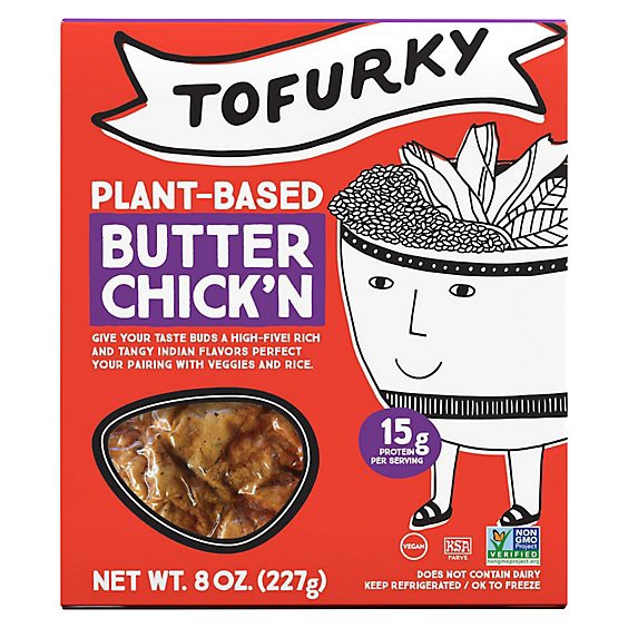slide 1 of 1, Tofurky Butter Chick N - 8 Oz, 8 oz