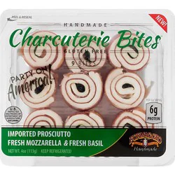 Formaggio Charcuterie Bites Prosciutto & Fresh Basil - 4 Oz