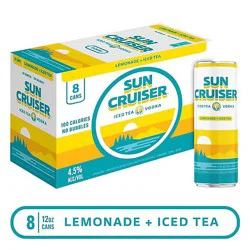 Sun Cruiser Lemonade Plus Iced Tea 8pk Wrap 8x12oz - 8-12 Fz