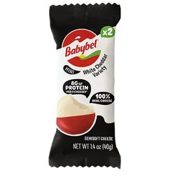 Mini Babybel White Cheddar Cheese - 2 Ct