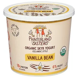 Painterland Sisters Yogurt Vanilla Skyr Style Organic - 24 Oz