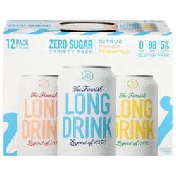 Long Drink Cktl Zero Variety Pk - 12-12 Fz