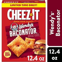 Cheez It Wendy's Baconator Snack Crackers - 12.4 Oz