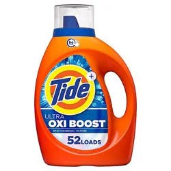Tide He Liquid Laundry Detergent With Oxi Boost, Original Scent - 73 Fl. Oz.