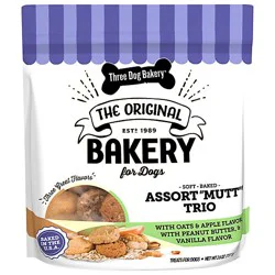 Three Dog Bakery Assort-Muttrio Treats - 18 Oz