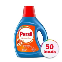 Persil He Liquid Laundry Detergent, Advanced Clean, Oxi Power Odor Fighting - 84 Fl. Oz.