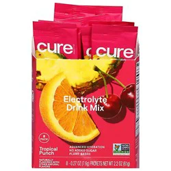 Cure Hydration Powder Tropical Punch 8-0.28oz - 8-0.28 Oz