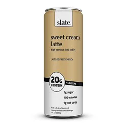 Slate Protein Latte Sweet Cream 11fz - 11 Fz