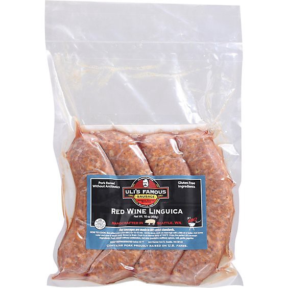 slide 1 of 1, Ulis Famous Red Wine Linguica - 16 Oz, 16 oz