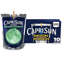 Capri Sun Moon Punch Wild Cherry Flavored Juice Drink Blend - 10 - 6 Fl. Oz.