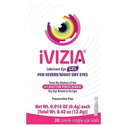 Ivizia Dry Eye Severe Nighttime Gel 30ct - 30 Ct