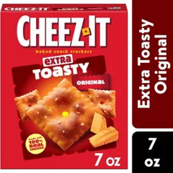Cheez-It Cheese Original Extra Toasty Baked Snack Crackers - 7 Oz