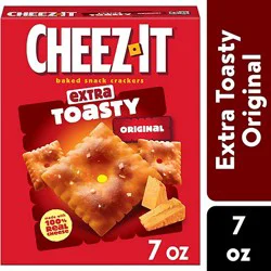 Cheez-It Cheese Original Extra Toasty Baked Snack Crackers - 7 Oz