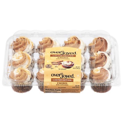 slide 1 of 1, Overjoyed Cupcakes Mini Smores 10 Ounce - 10 Oz, 10 oz