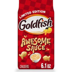 Goldfish Awesome Sauce Flavored Baked Snack Crackers - 6.1 Oz