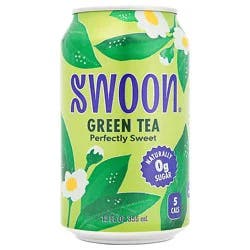 Swoon Green Tea Zero Sugar - 12 Fl. Oz.