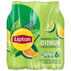 Lipton Green Tea Citrus 6-16.9fz - 6-16.9 Fz