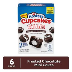 Hostess Cupcakes Minis Chocolate Snack Cakes - 6 - 8.17 Oz