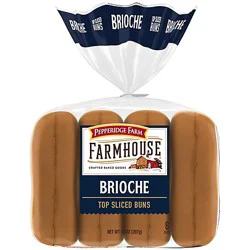 Pepperidge Farm Farmhouse Brioche Hot Dog Buns - 14 Oz