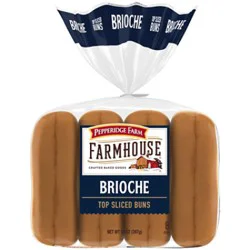 Pepperidge Farm Farmhouse Brioche Hot Dog Buns - 14 Oz