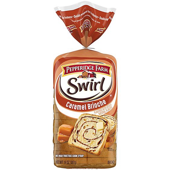 slide 1 of 1, Pepperidge Farm Caramel Swirl Brioche Flavored Bread - 14 Oz, 14 oz