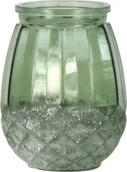 Overjoyed Boutique Diamonds Vase Small Green- Each