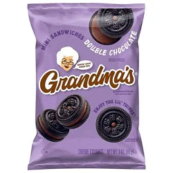 Grandmas Sandwich Cookies Double Chocolate 3oz - 3 Oz