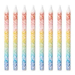 American Greetings Multi-Colored Scattered Dots Birthday Candles - 8 Count