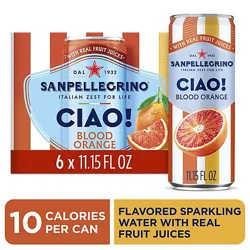 S Pellegrino Ciao Blood Orange 6-330ml - 6-330 Ml