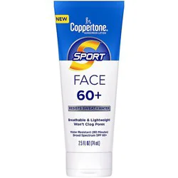 Coppertone Sport Face Spf 60 Lotion 2.5floz - 2.5 Fz