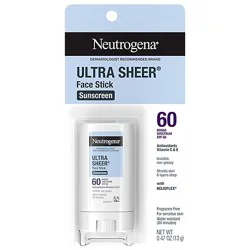 Ntg Ultra Sheer Face Stick Spf60 0.47oz - .47 Oz