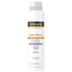 Ntg Clear Face Spray Spf50 5.0 Fl Oz - 5 Oz