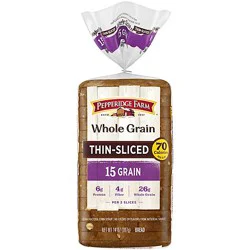 Pepperidge Farm Whole Grain Thin Sliced 15 Grain Bread - 14 Oz