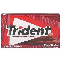 Trident Cinnamon Sugar Free Gum - 14 Count