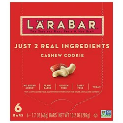 Larabar Cashew Cookie 6-1.7oz - 6-1.7 Oz