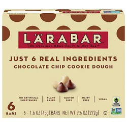 Larabar Chocolate Chip Cookie Dough 6-1.6oz - 6-1.6 Oz