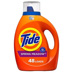 Tide He Liquid Laundry Detergent Spring Meadow - 63 Fl. Oz.