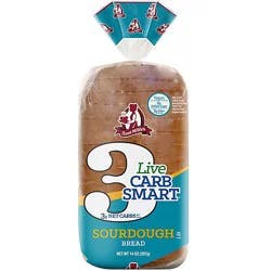 Aunt Millies Live Carb Smart Sourdough Bread - 14 Oz