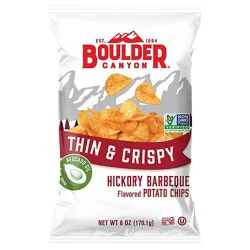 Boulder Canyon Hickory Bbq 6oz - 6 Oz