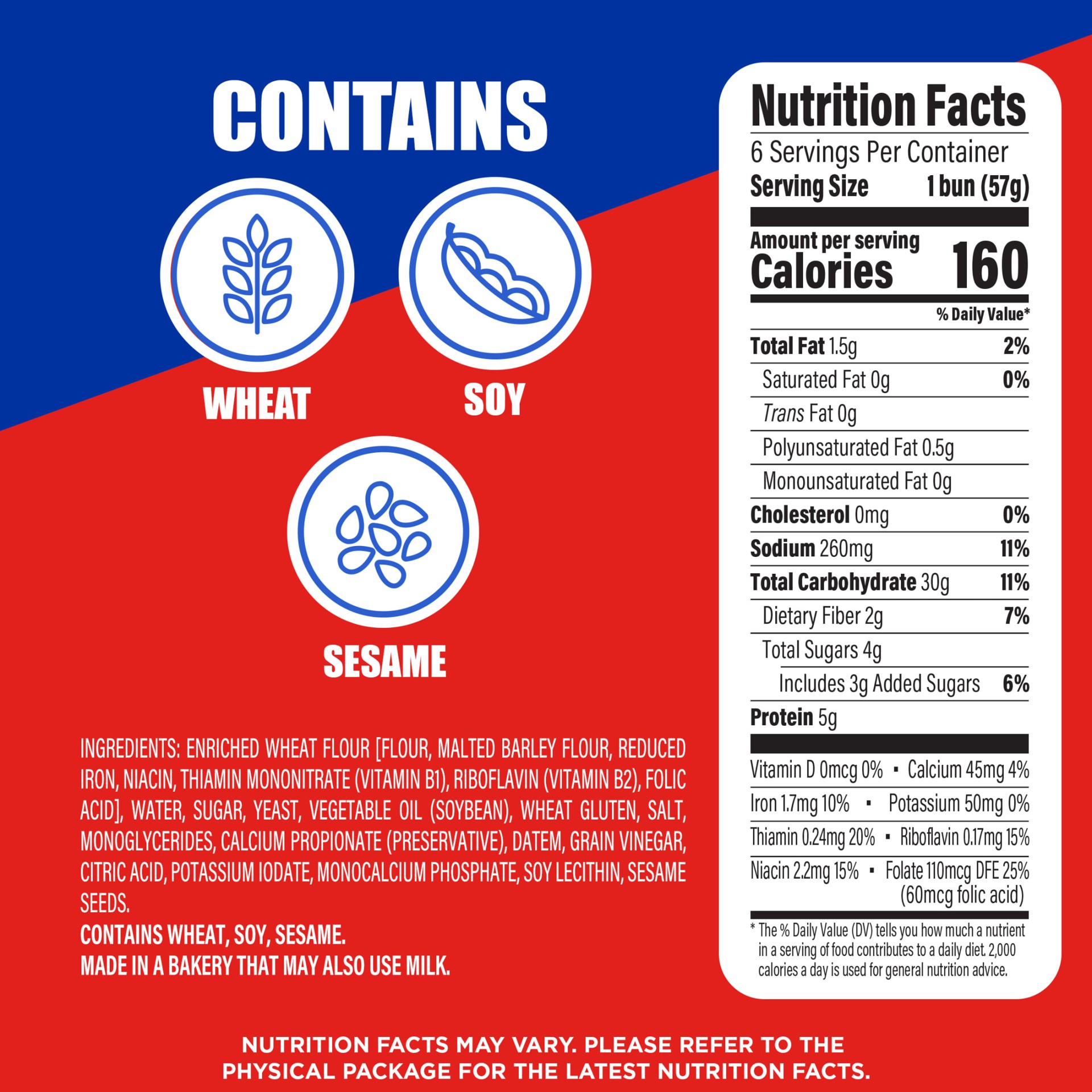 slide 4 of 6, Ball Park Giant White Hot Dog Buns 6 Count - 12 Oz, 12 oz