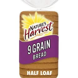 Natures Harvest Half Loaf 9 Grain Bread - 10 Oz