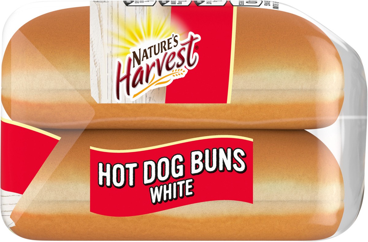 slide 11 of 13, Natures Harvest White Hot Dog Buns 8 Count - 14 Oz, 14 oz
