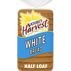 Natures Harvest Half Loaf White Bread - 10 Oz